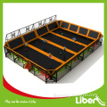 Liben Custom Made Indoor Trampoline Court with Basketball Set